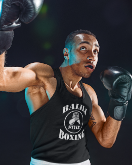 Sporthemd Balili Boxing Smooth black edition