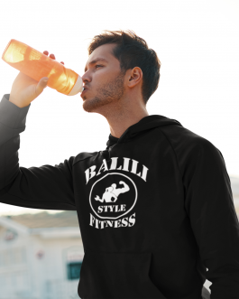 Hoodie Balili Fitness Smooth black edition heren