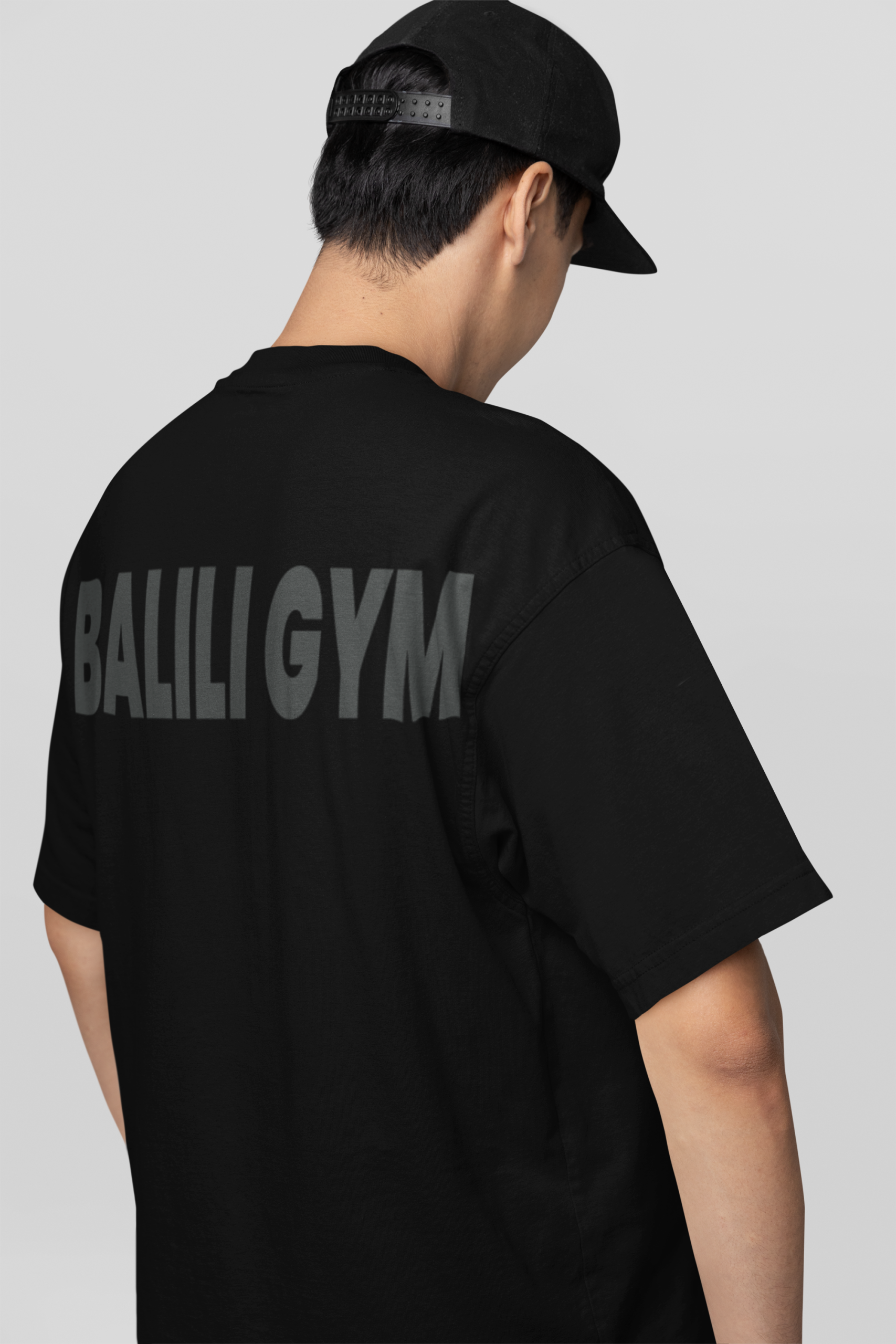 Balili Gym Black oversized fit tee